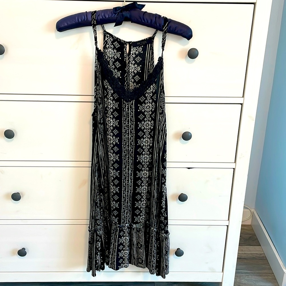 Size small, black and white dress